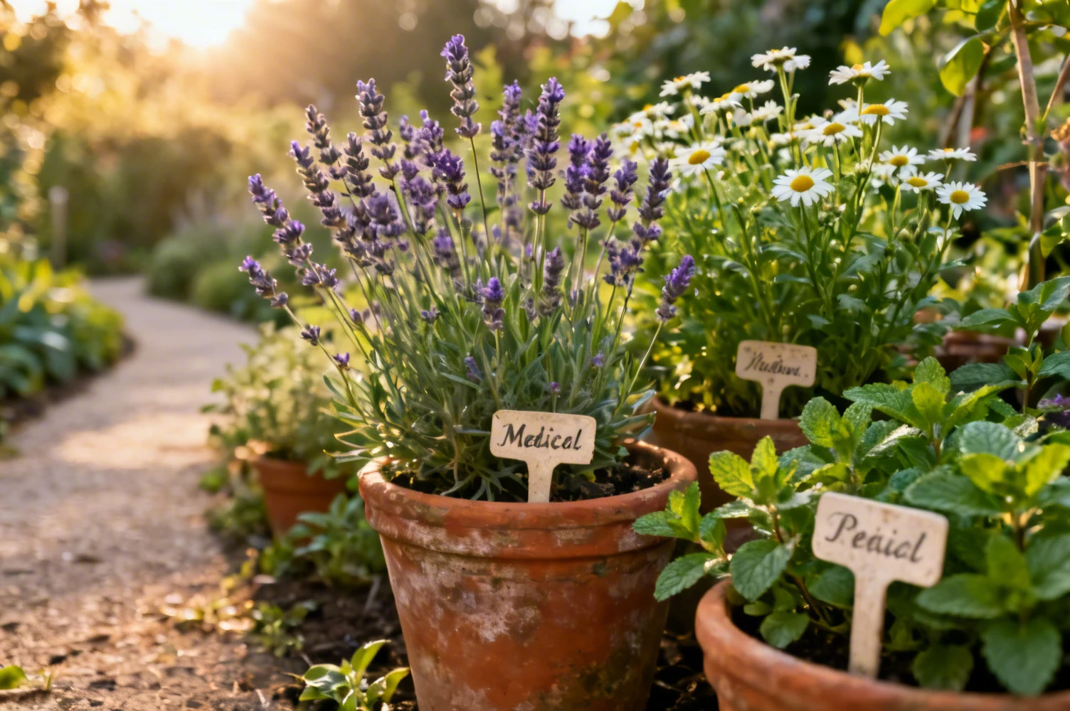 Illustration : 10 plantes médicinales à cultiver au jardin pour se soigner naturellement — Plantes & Jardin