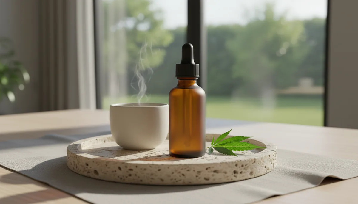 Illustration : Bien-être CBD : effets, utilisation et routines pour un équilibre naturel — Bien-être Bio