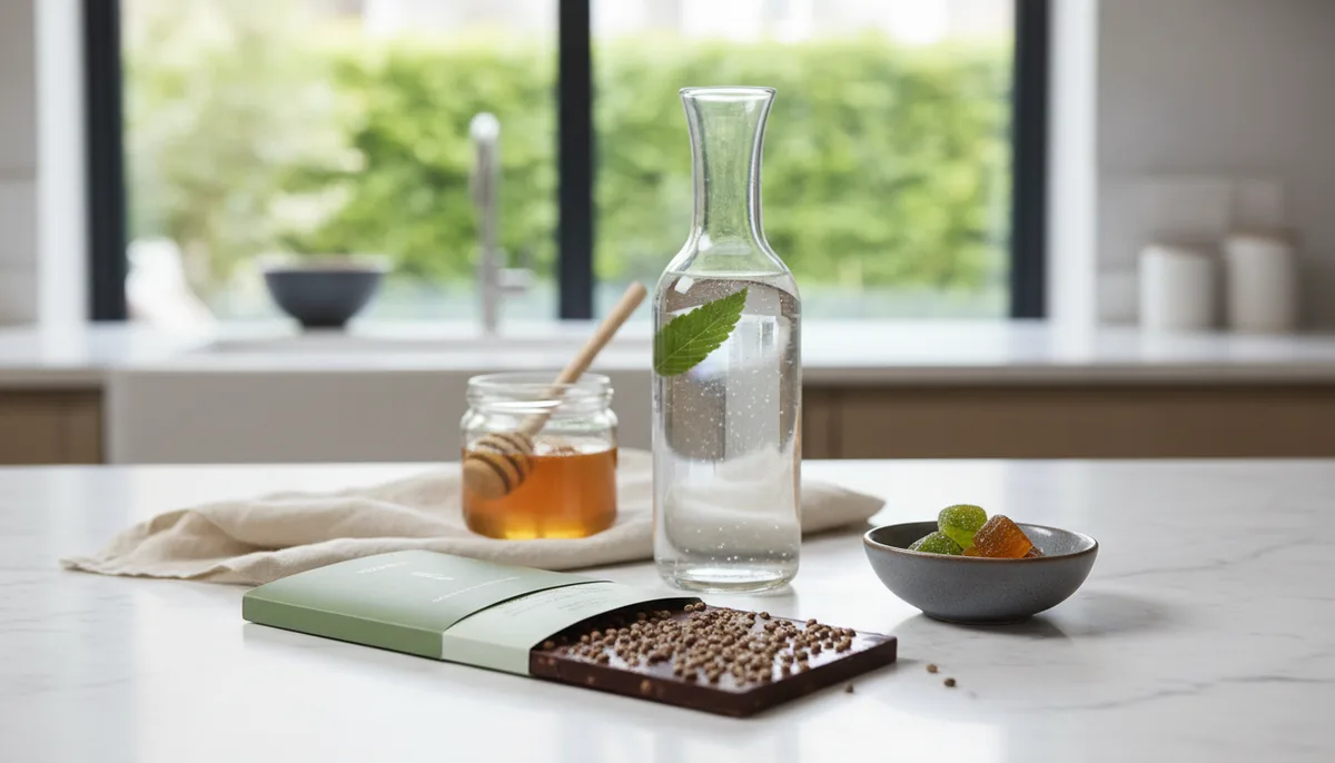 Illustration : CBD alimentaire : guide des produits comestibles au chanvre — Santé & CBD